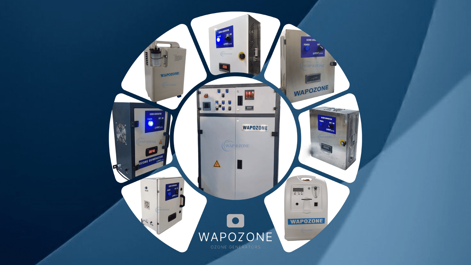 Wapozone ozone generator for industrial air purification